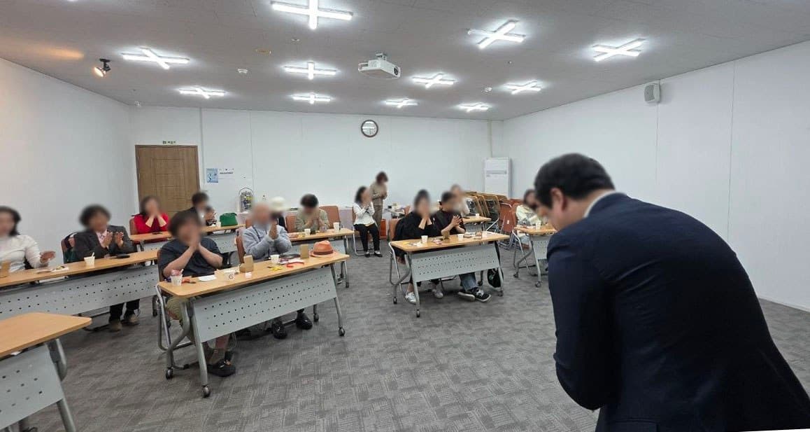 나주 시니어 AI 강의 현장 전경