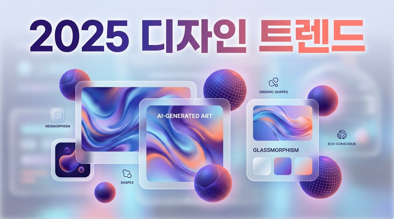 2025 AI 디자인 트렌드 TOP 10: 놓치면 뒤처진다