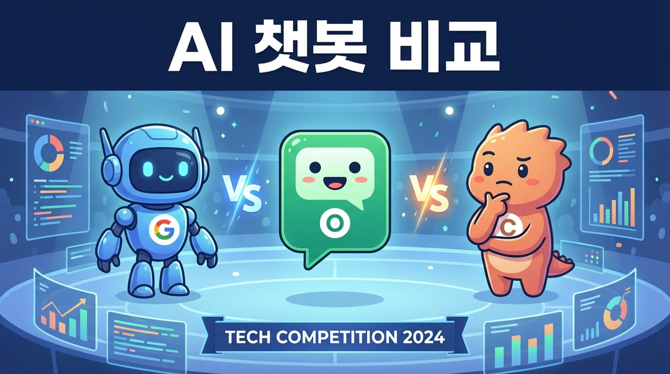 Gemini vs ChatGPT vs Claude: 2025 AI 챗봇 완벽 비교