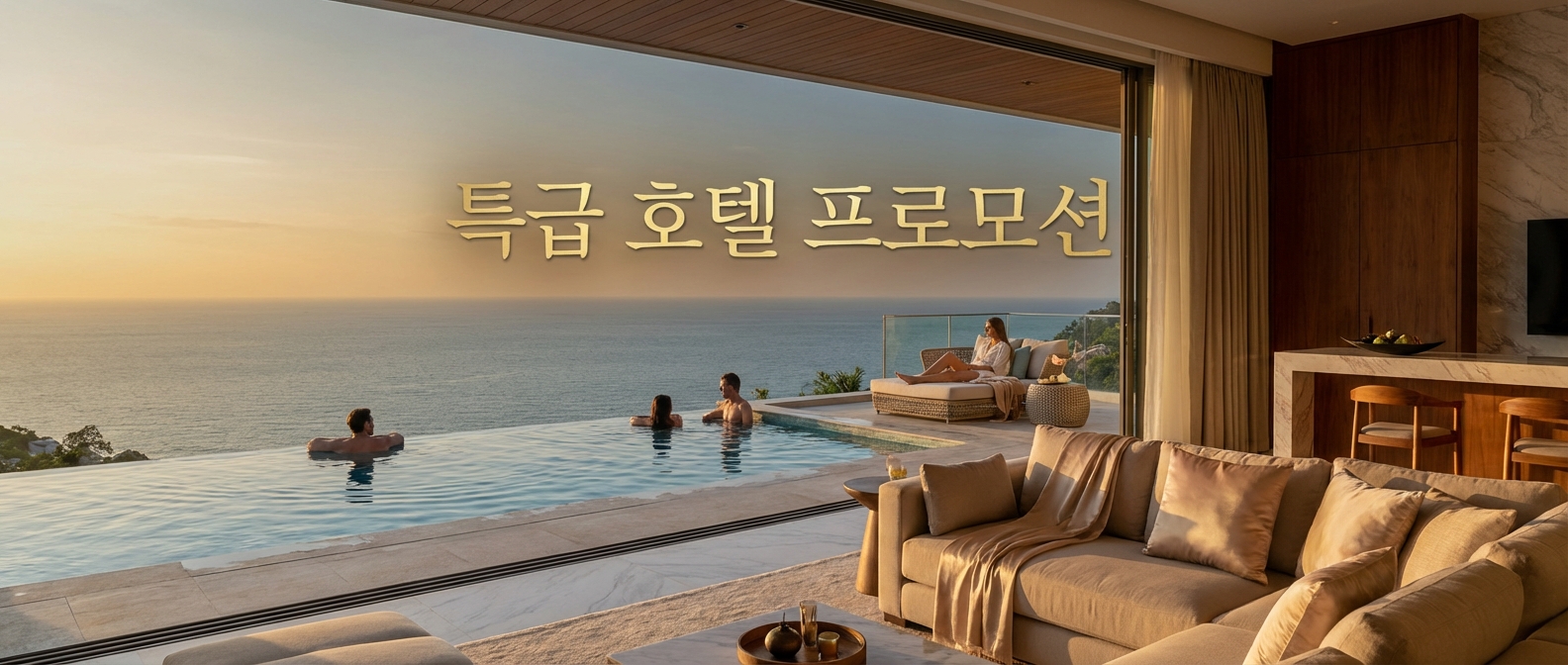 호텔 프로모션 배너