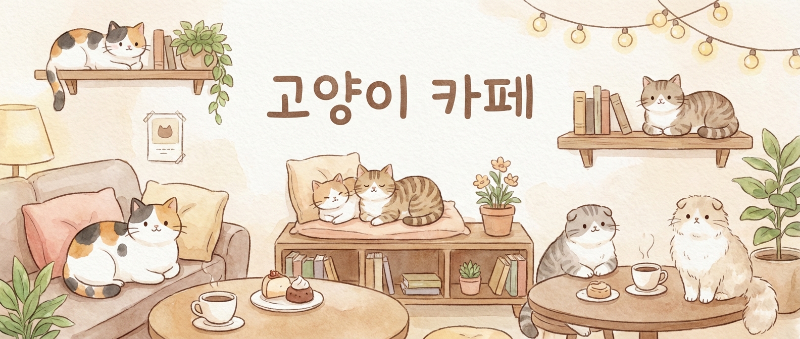 고양이 카페 배너