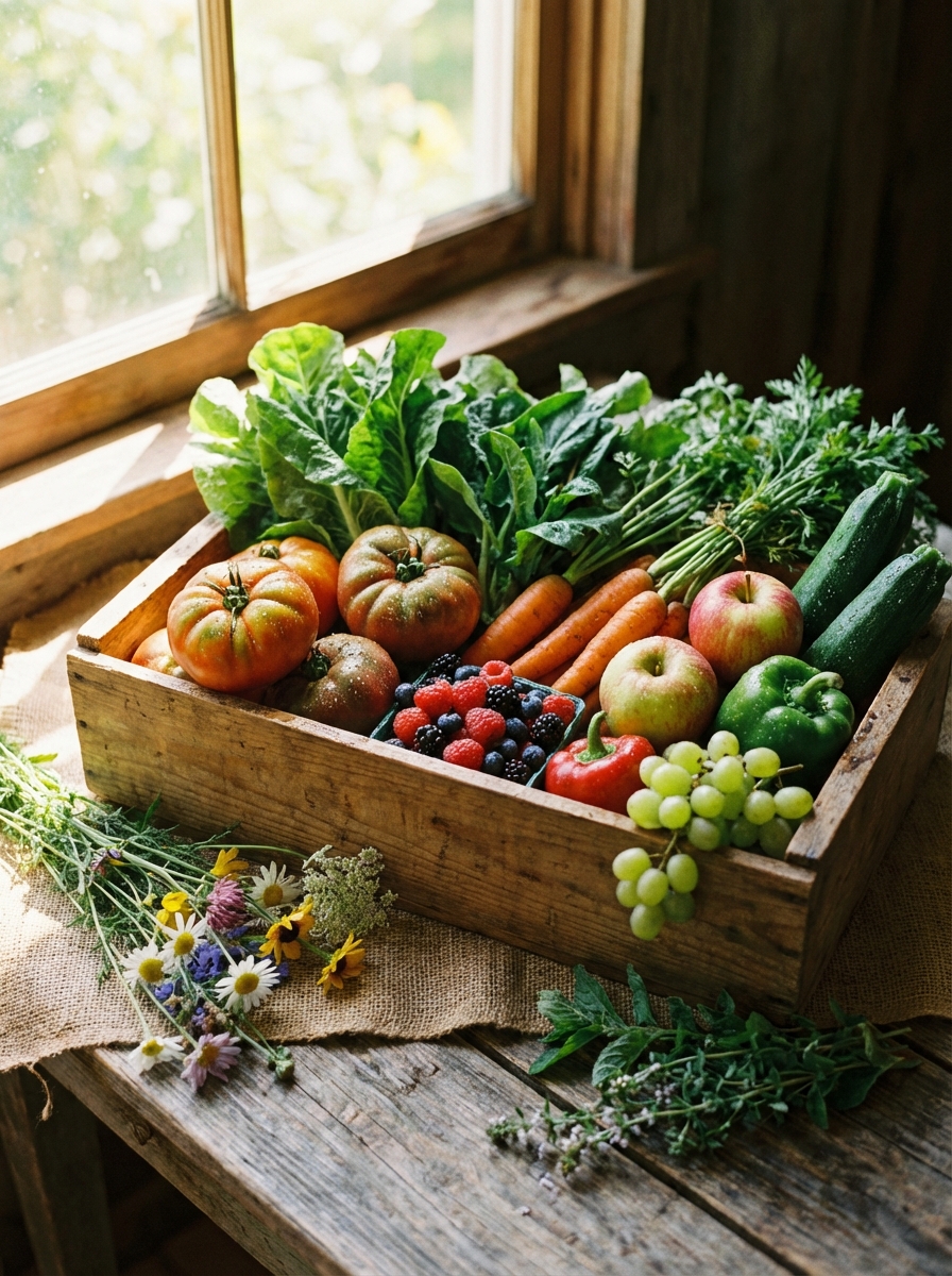 유기농 식품 상세페이지 헤더