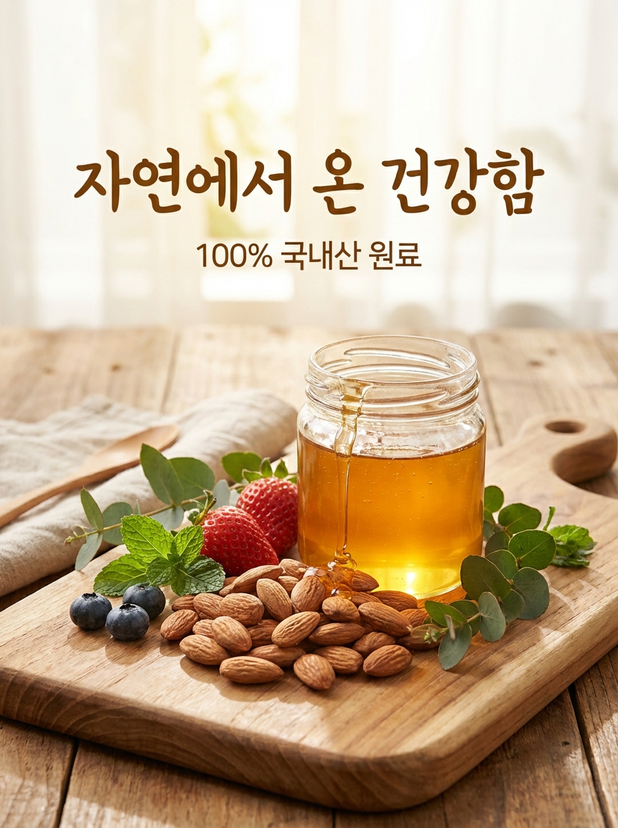 식품 상세페이지 헤더