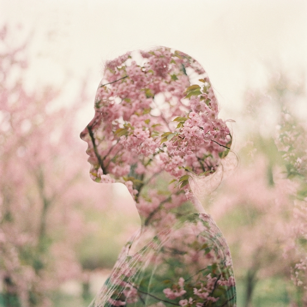 이중노출 아트 이미지