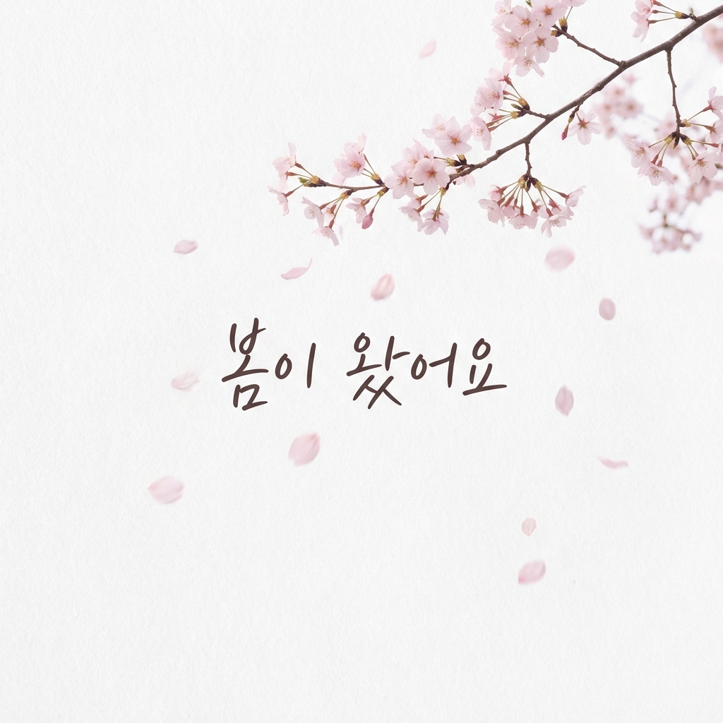 계절 인사 이미지