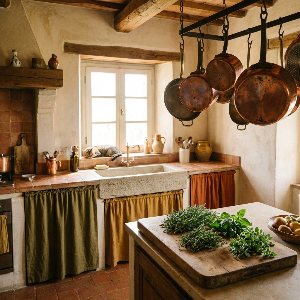 러스틱 키친 이미지