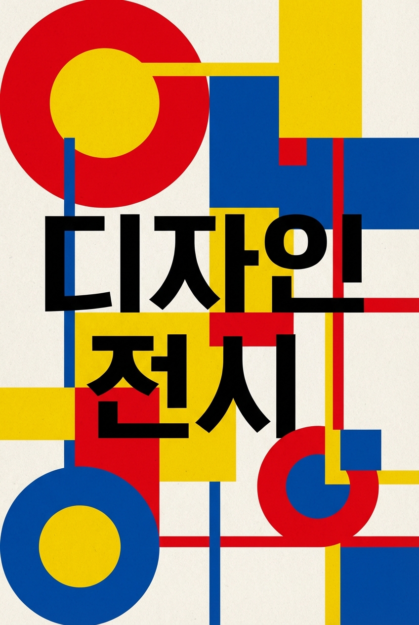 바우하우스 디자인 포스터