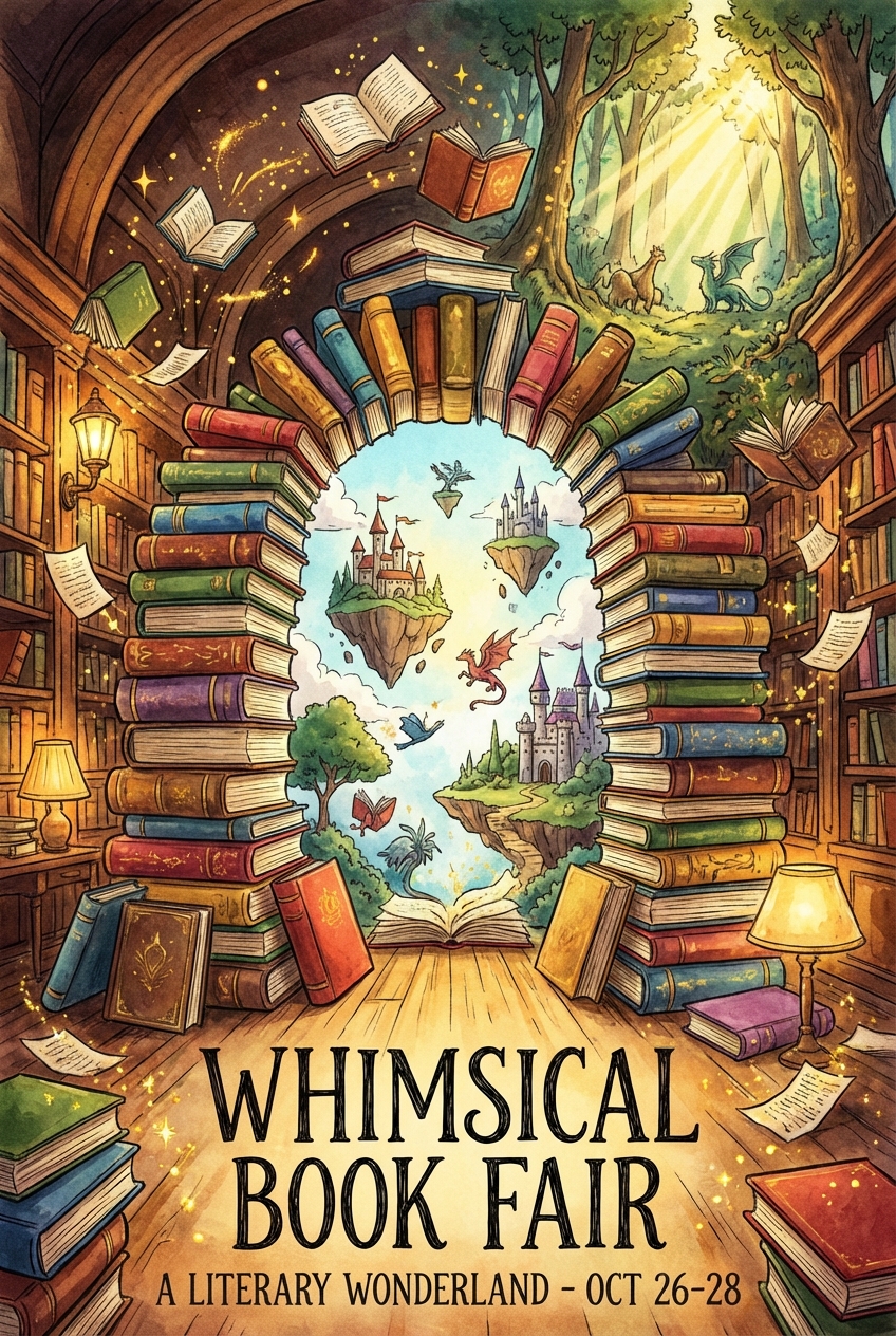 북 페어/도서전 포스터