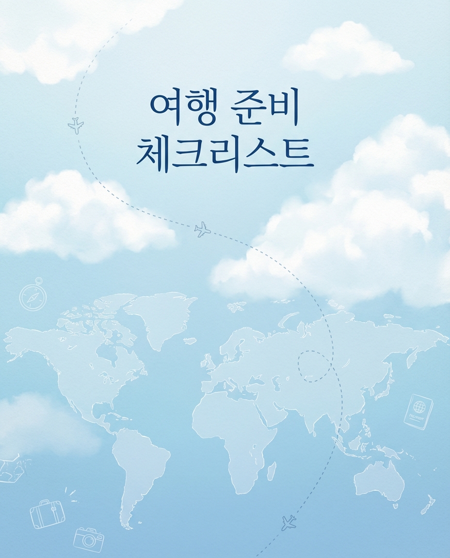 여행 카드뉴스 배경