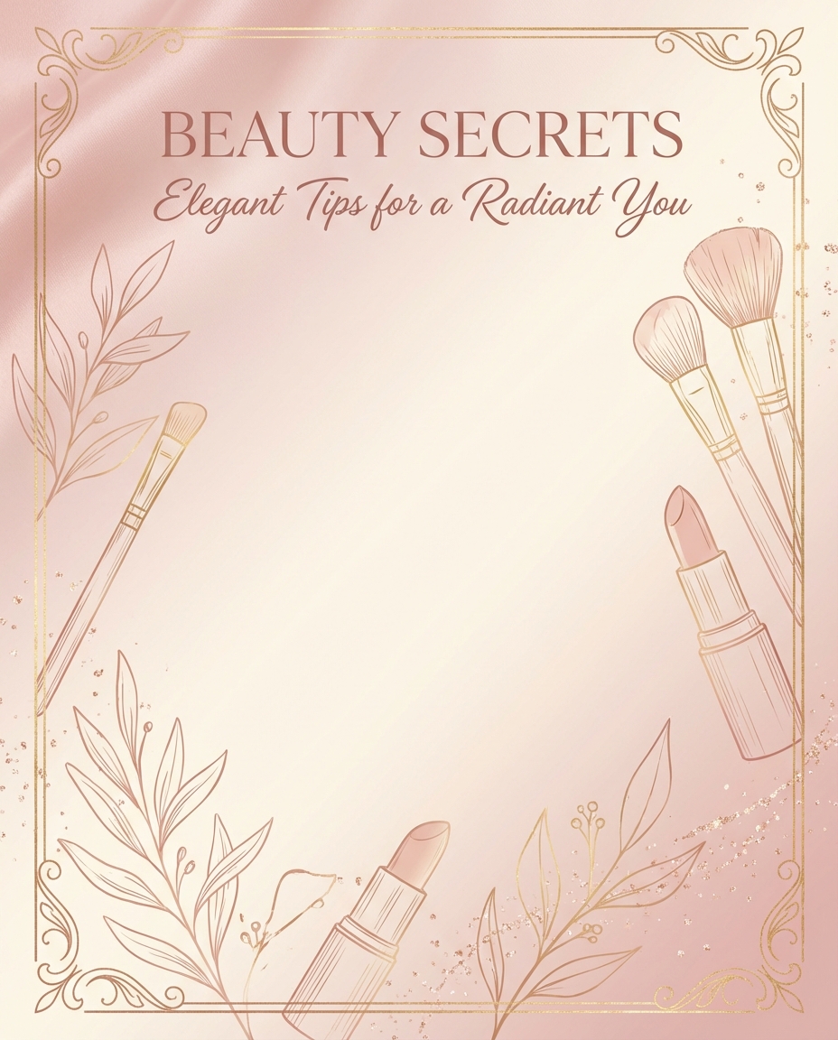 뷰티 팁 카드뉴스 배경